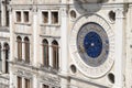 Clock Tower, Renaissance building located in San Marco square in Venice Royalty Free Stock Photo