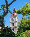 Clock Tower of Rhodes, Greece Royalty Free Stock Photo