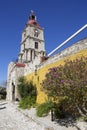 Clock tower in Rhodes, Greece Royalty Free Stock Photo