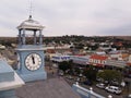 Clock tower on roof of Observatory Museum in Grahamstown , South Africa