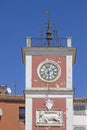 Clock tower in Rovinj Royalty Free Stock Photo