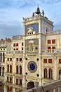 The Clock Tower, San Marco square in Venice Royalty Free Stock Photo