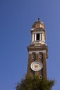 Clock tower at Santi Apostoli church Royalty Free Stock Photo