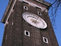 Clock tower at Santi Apostoli church in Venice, Italy Royalty Free Stock Photo