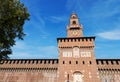 Sforza Castle - Milan Italy - Castello Sforzesco Royalty Free Stock Photo