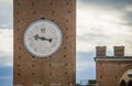 Clock tower siena italy Royalty Free Stock Photo