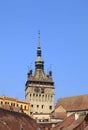 Clock Tower-Sighisoara,Romania Royalty Free Stock Photo