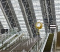 Clock tower in space time of Osaka station