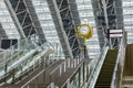 Clock tower in space time of Osaka station