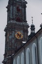 Clock tower of the St. Gallen abbey, Switzerland