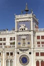 Clock tower in St Mark`s square (Venice ,Italy) Royalty Free Stock Photo