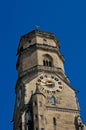 Clock tower of Stiftskirche Royalty Free Stock Photo