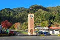 The clock tower in Te Aroha, New Zealand