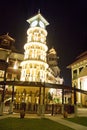 Clock Tower in Traditional Malaysian Design Royalty Free Stock Photo