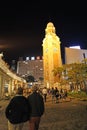 Clock Tower in Tsim Sha Tsui by night, Hong Kong