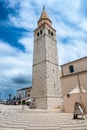 clock tower of Umag, Istria, Croatia Royalty Free Stock Photo