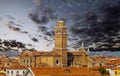 Clock Tower in Venice dusk