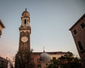 Clock tower venice Royalty Free Stock Photo