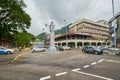 The clock tower of Victoria also known as Little Big Ben, Seychelles Royalty Free Stock Photo