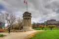 Clock Tower in Victoria Park, Kitchener, Ontario, Canada Royalty Free Stock Photo