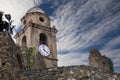 Clock tower in Vernazza, Cinque Terre, Liguria, Italy Royalty Free Stock Photo