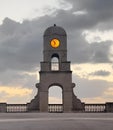 Clock Tower on Worth Avenue with a cloudy sky background Royalty Free Stock Photo