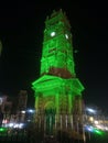 Clock tower & x28;Faisalabad& x29; Pakistan Royalty Free Stock Photo