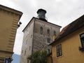 clock tower Zagreb Croatia architecture city town Royalty Free Stock Photo