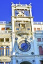 Clock Tower Zodiac Signs Saint Mark& x27;s Church Venice Italy Royalty Free Stock Photo