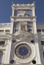 Clock tower with zodiac (Venice ,Italy) Royalty Free Stock Photo