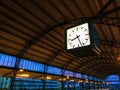 Clock in trainstation