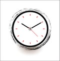 Clock vector icon time