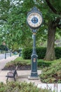 Clock at Wallingford Connecticut Town Hall Royalty Free Stock Photo