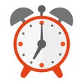 Clock watch alarm vector icon illustration