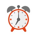 Clock watch alarm vector icon illustration