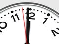 Clock at 12:00 Midnight or Noon