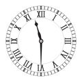 Clockface with roman numerals