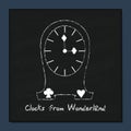Clocks from Alice Adventures in Wonderland