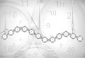 Clocks background Royalty Free Stock Photo