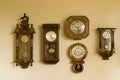 Clocks collection Royalty Free Stock Photo