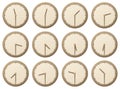 Clocks, half an hour Royalty Free Stock Photo