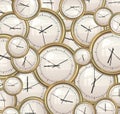 Clocks and time background Royalty Free Stock Photo