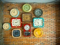 Clocks on the wall