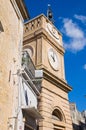Clocktower. Manduria. Puglia. Italy. Royalty Free Stock Photo