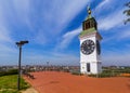 Clocktower in Petrovaradin fortress - Novi Sad Serbia Royalty Free Stock Photo