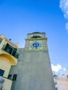 Clocktower on Piazza Umberto I Royalty Free Stock Photo