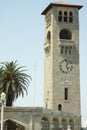 Clocktower in Rhodes old market Royalty Free Stock Photo