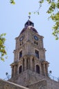 Clocktower in Rhodes town, Greece Royalty Free Stock Photo