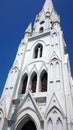 Clocktower at St Thomas Basilica in Chennai Royalty Free Stock Photo