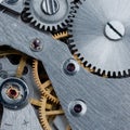 Clockwork close-up Royalty Free Stock Photo